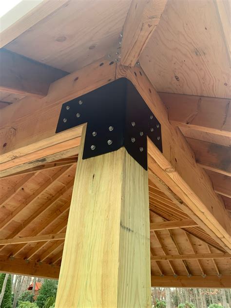 6x6 post brackets to beams